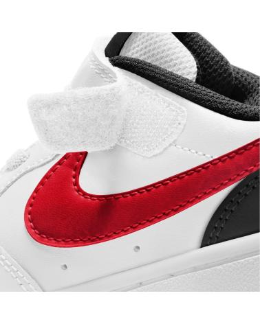 Sneaker für Mädchen und Junge NIKE ZAPATILLAS ROJO COURT BOROUGH LOW 2 BQ5451 BLANCO