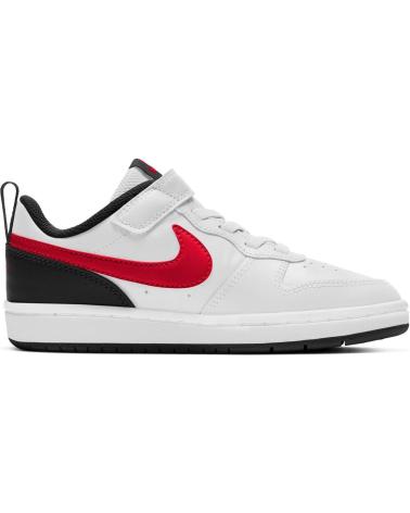 Sneaker für Mädchen und Junge NIKE ZAPATILLAS ROJO COURT BOROUGH LOW 2 BQ5451 BLANCO