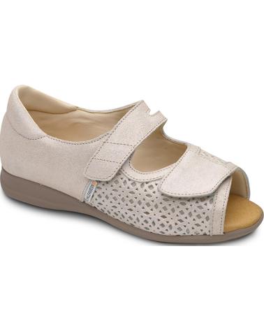 Sandalias de Mujer CALZAMEDI SANDALIA ORTOPEDICA TROQUELADA BEIG
