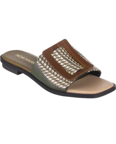 Sandalias de Mujer NOA HARMON SANDALIAS PLANAS 9375 MUJER KAKI VERDE