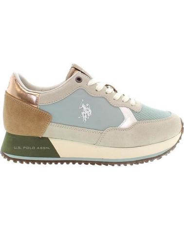 Deportivas de Mujer US POLO ASSN ZAPATILLA U S POLO SACHA SACHA002 LBE TAN01 AZUL