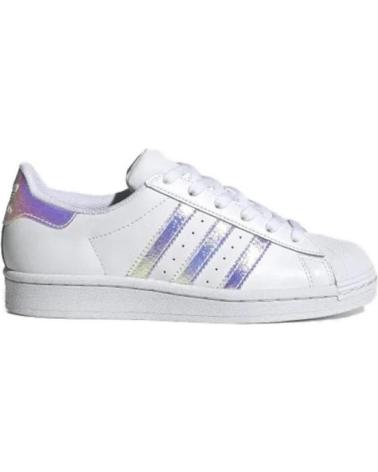 Sapatilhas de Mulher ADIDAS ZAPATILLA SUPERSTAR J FV3139 BLANCO BLANCO