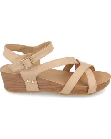 Sandalias de Mujer SPORT3PUNTO0 D063-BEIGE VARIOS COLORES