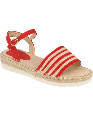 Sandalias de Mujer SPORT3PUNTO0 9085-ROJO VARIOS COLORES