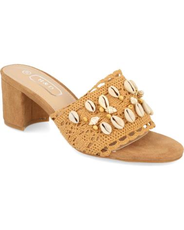 Sandalias de Mujer SPORT3PUNTO0 YZ19-150-CAMEL VARIOS COLORES