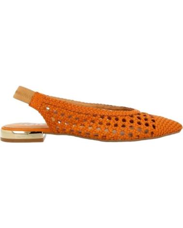 Sandali per Donna GIOSEPPO BAILARINAS TRENZADAS PIEL ARGIRITA MUJER 68241 NARANJA