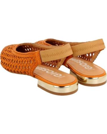 Sandales pour Femme GIOSEPPO BAILARINAS TRENZADAS PIEL ARGIRITA MUJER 68241 NARANJA