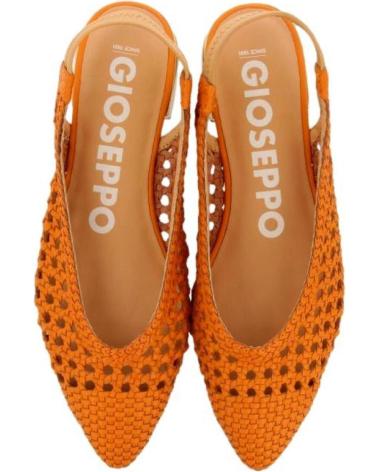 Sandales pour Femme GIOSEPPO BAILARINAS TRENZADAS PIEL ARGIRITA MUJER 68241 NARANJA