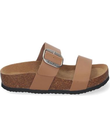 Sandalen für Damen PUNTOSALAO SANDALIAS PLANAS MATERIAL BIO COMODA MUJER COLOR TAUPE M-282 VARIOS COLORES