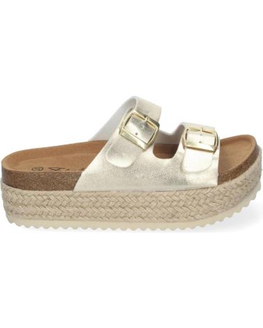 Sandálias de Mulher PUNTOSALAO SANDALIAS DORADAS PLANAS DE PLATAFORMA EN YUTE PARA MUJER CO VARIOS COLORES
