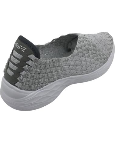 Sapatos de Mulher ANDY-Z ZAPATILLA CONFORT MUJER AZ-2320 PLATA