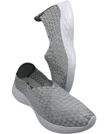 Sapatos de Mulher ANDY-Z ZAPATILLA CONFORT MUJER AZ-2320 PLATA
