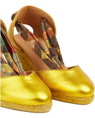 Sandalias de Mujer LA VALETA ALPARGATAS ORO SOL