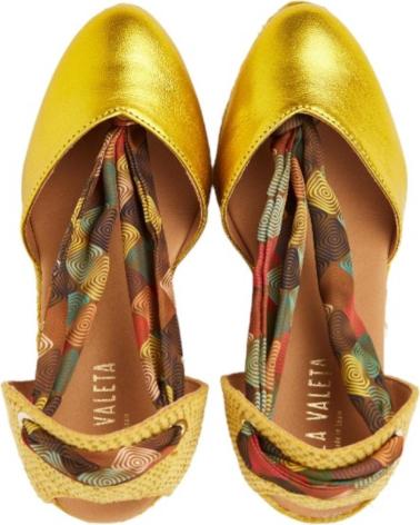 Sandalias de Mujer LA VALETA ALPARGATAS ORO SOL