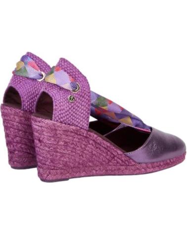 Sandalias de Mujer LA VALETA ALPARGATAS MORADAS PURPURA