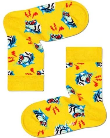 HAPPY SOCKS MEIAS DE CRIANÇA KTIG01 2200 AMARELO AMARILLO