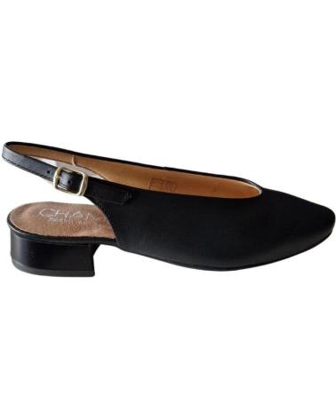 Sandalias de Mujer CHAMBY ZAPATO DE SALON MUJER DESTALONADO VARIOS 639 NEGRO