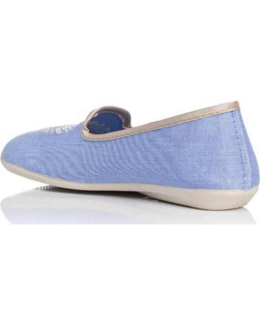 Woman House slipers NORTEÑAS ZAPATILLAS CASA CERRADAS NORTENAS VARIOS 1098025 AZUL CLARO