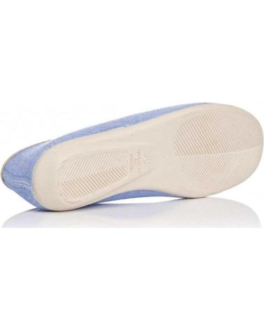 Woman House slipers NORTEÑAS ZAPATILLAS CASA CERRADAS NORTENAS VARIOS 1098025 AZUL CLARO