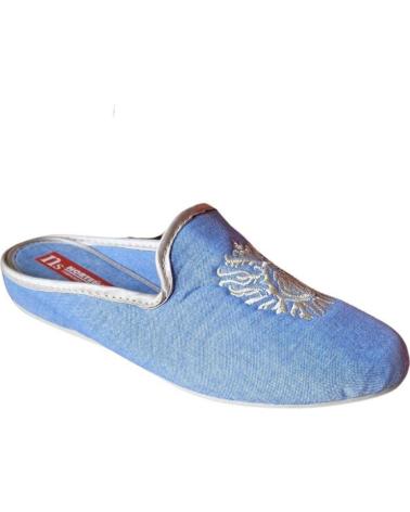 Woman House slipers NORTEÑAS ZAPATILLAS ABIERTAS NORTENAS VARIOS 103525 AZUL CLARO