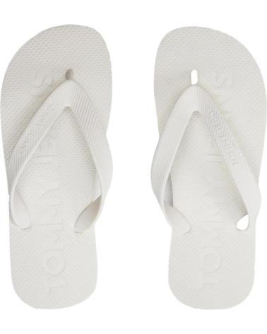 Woman Flip flops TOMMY JEANS CHANCLAS MUJER LOGO EN0EN02447 BLANCO