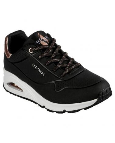 Sapatilhas de Mulher SKECHERS ZAPATILLAS NEGRAS MUJER 155196 NEGRO