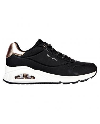 Sapatilhas de Mulher SKECHERS ZAPATILLAS NEGRAS MUJER 155196 NEGRO