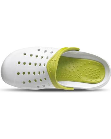 Zuecos-y-mules-para-niño-FELIZ-CAMINAR-ZUECOS-SANITARIOS-KINETIC---BLANCO