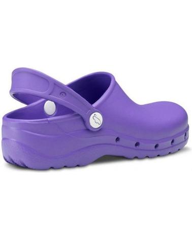 FELIZ CAMINAR ZUECOS SANITARIOS UNISEX FLOTANTES LILA