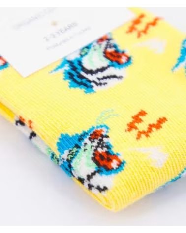 HAPPY SOCKS MEIAS DE CRIANÇA KTIG01 2200 AMARELO AMARILLO