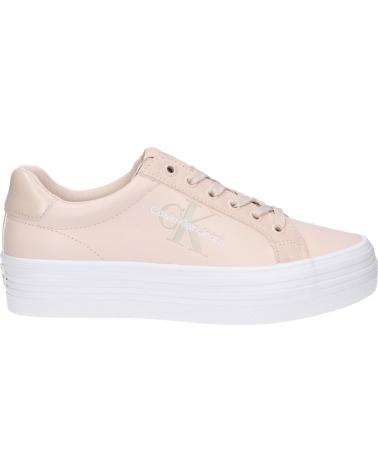 Sportivo per Donna CALVIN KLEIN YW0YW01492 BOLD VULC FLATF 0JV WHISPER PINK-WHITE