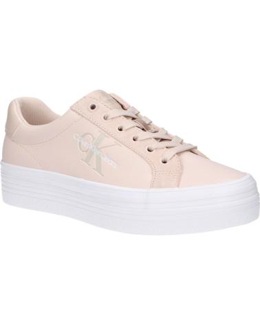 Sportivo per Donna CALVIN KLEIN YW0YW01492 BOLD VULC FLATF 0JV WHISPER PINK-WHITE