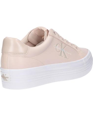 Sportivo per Donna CALVIN KLEIN YW0YW01492 BOLD VULC FLATF 0JV WHISPER PINK-WHITE