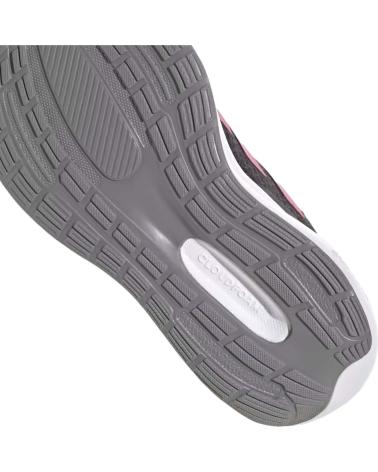 girl and boy Trainers ADIDAS ZAPATILLAS SNEAKERS RUNFALCON 3 0 SPORT ELASTIC LA PARA NINO NEGRO