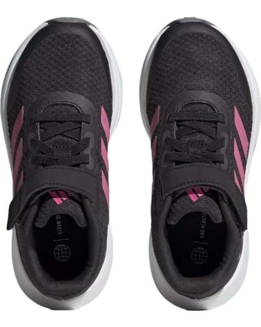 girl and boy Trainers ADIDAS ZAPATILLAS SNEAKERS RUNFALCON 3 0 SPORT ELASTIC LA PARA NINO NEGRO