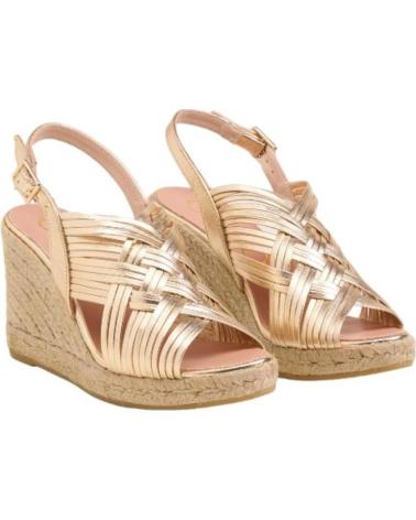 Sandali per Donna GAIMO ALPARGATAS CUNA ORO NAPA PLATINO 831 7C YUTE NATURAL