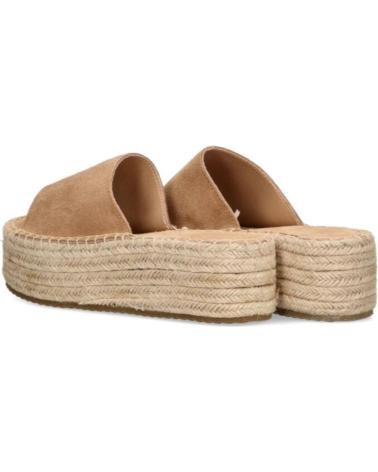 Sandali per Donna ETIKA ZUECO PLATAFORMA PARA MUJER 10010 COLOR CAMEL ARENA