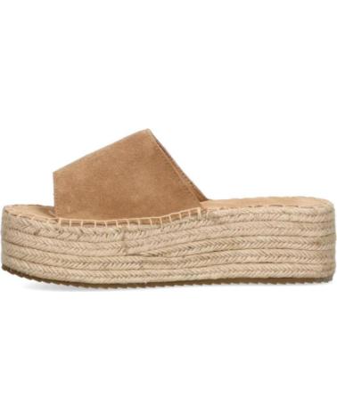 Sandali per Donna ETIKA ZUECO PLATAFORMA PARA MUJER 10010 COLOR CAMEL ARENA