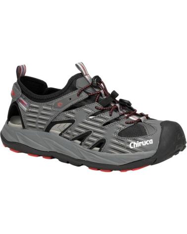 Sandalen für Herren CHIRUCA TREKKING SARGAZOS 09 -ROJO 4488109 GRIS