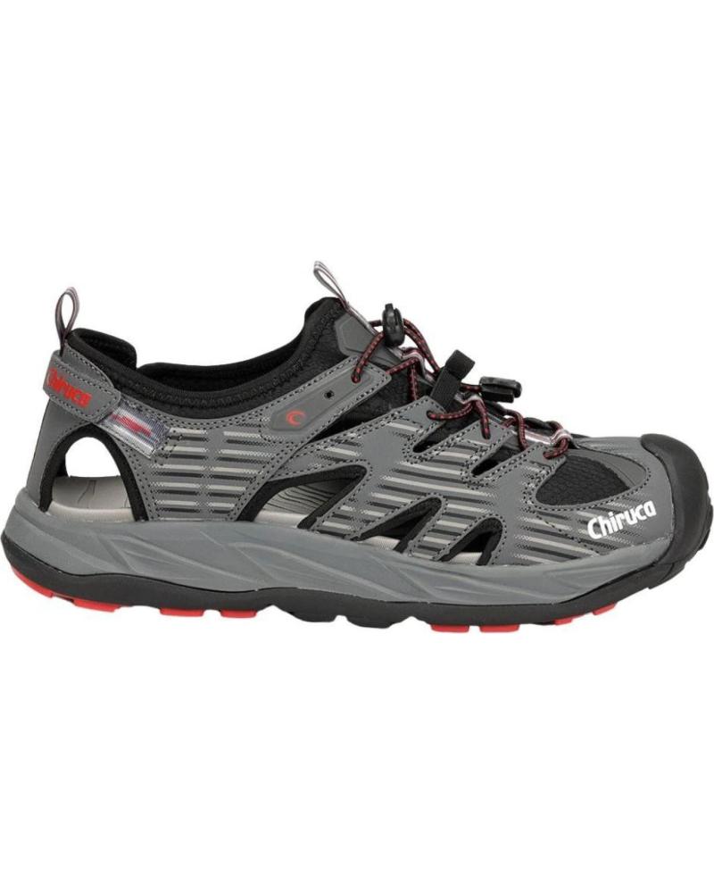 Sandalen für Herren CHIRUCA TREKKING SARGAZOS 09 -ROJO 4488109 GRIS