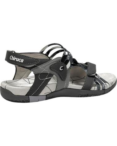 Sandalias de Mujer CHIRUCA TREKKING MALDIVAS 03 -NEGRO 4488603 GRIS