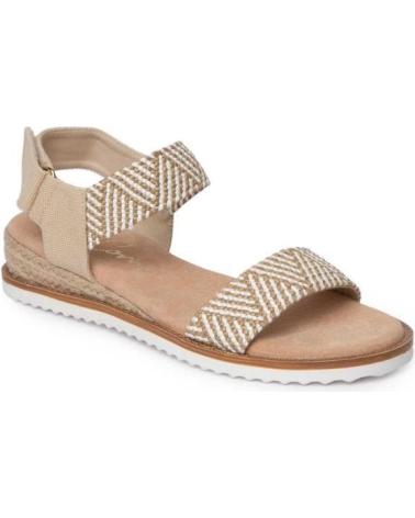 Sandali per Donna CRECENDO SANDALIAS CUNA POPCORN VARIOS 2029 BEIGE