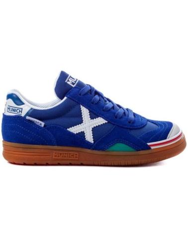 girl and boy Trainers MUNICH GRESCA KID 1500605 AZUL
