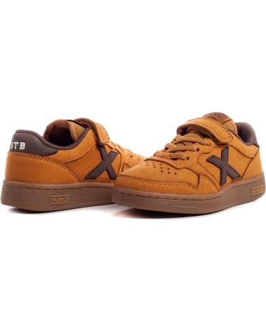 Scarpe sport per Bambina e Bambino MUNICH ZAPATILLAS CASUAL NIO 1442018 MARRON