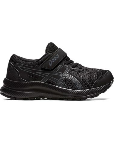Deportivas de Niña y Niño ASICS ZAPATILLAS SNEAKERS CONTEND 8 PS PARA NINOS EN COLOR NEGRO