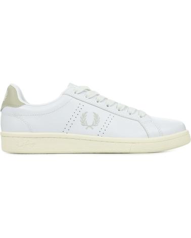 Sapatilhas de Homem FRED PERRY B6312 T32 B721 LEATHER WHITE-LOYSTER