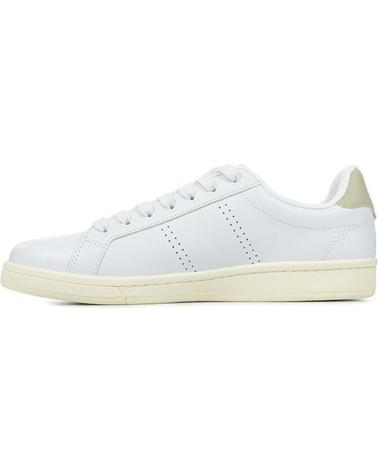 Sapatilhas de Homem FRED PERRY B6312 T32 B721 LEATHER WHITE-LOYSTER