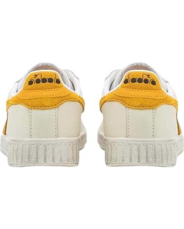 Deportivas de Hombre DIADORA ZAPATILLAS GAME L LOW WAXED SUED WHITE-CALENDULA