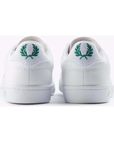 Zapatillas-Deporte-De-Hombre-FRED-PERRY-ZAPATILLAS-LEATHER-TOWELLING-WHITE-FP-GREEN