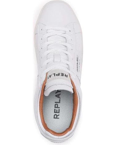 Sportivo-De-Hombre-REPLAY-ZAPATILLAS-SMASH-DENIM-2-WHITE-RED